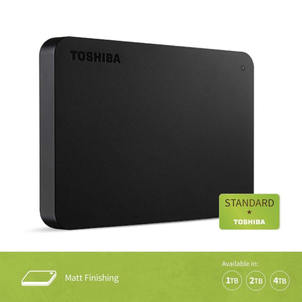 Toshiba Canvio Basics 1TB Portable External HDD - USB 3.2 - Image 4