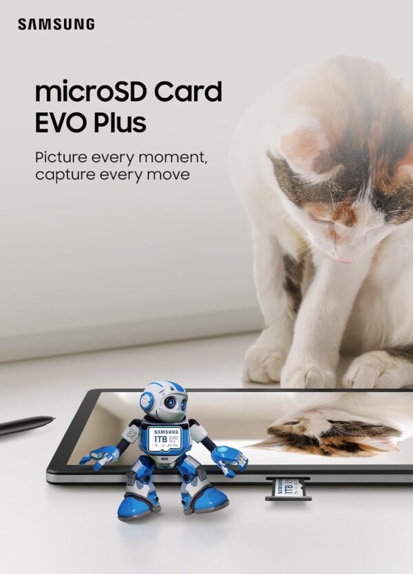 Samsung EVO Plus 128GB Micro SDXC w/SD Adaptor Up-to 160MB/s Read - Image 2