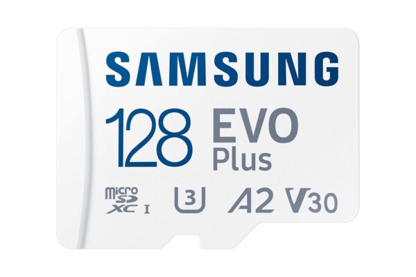Samsung EVO Plus 128GB Micro SDXC w/SD Adaptor Up-to 160MB/s Read